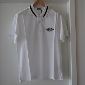 Dior x Jordan Brand Collab Short sleeve polo